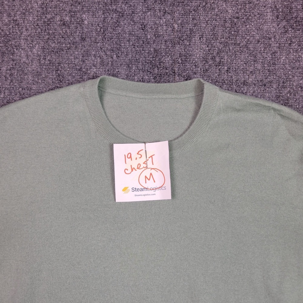Ralph Lauren Purple Label Men's Sage Green Crewneck Sweater - Picture 6 of 6